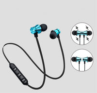 HKM-968211 Bluetooth Sports Neckband Headset with Stereo Sound, Voice Control, and Dual Connection Support