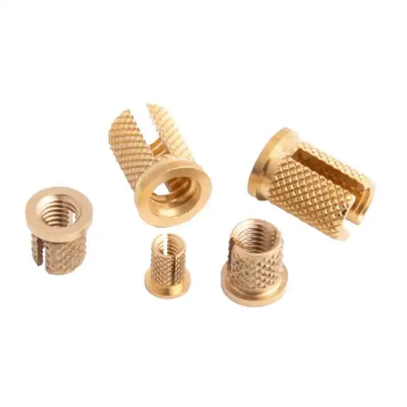 HKM-968211 Brass Press-Fit Threaded Insert Nut for Plastic Applications