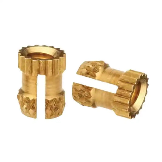 HKM-968211 Brass Press-Fit Threaded Insert Nut for Plastic Applications
