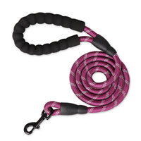 HKM-9682877 Reflective Nylon Round Traction Rope for Dogs, Multi-Size Options Available