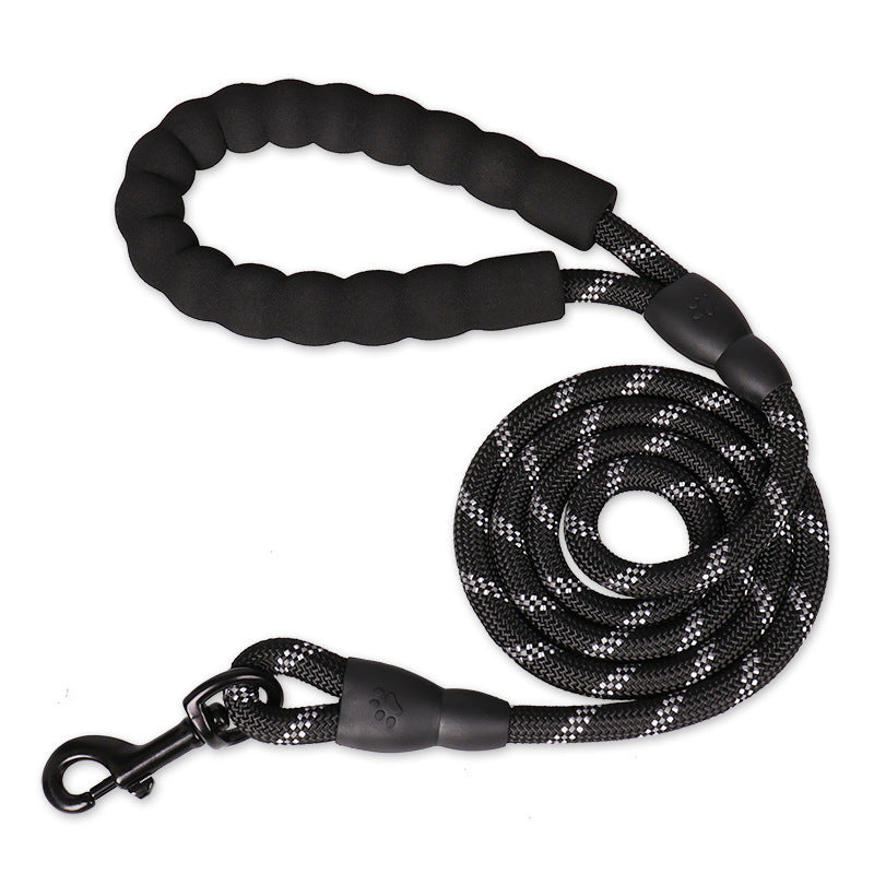 HKM-9682877 Reflective Nylon Round Traction Rope for Dogs, Multi-Size Options Available
