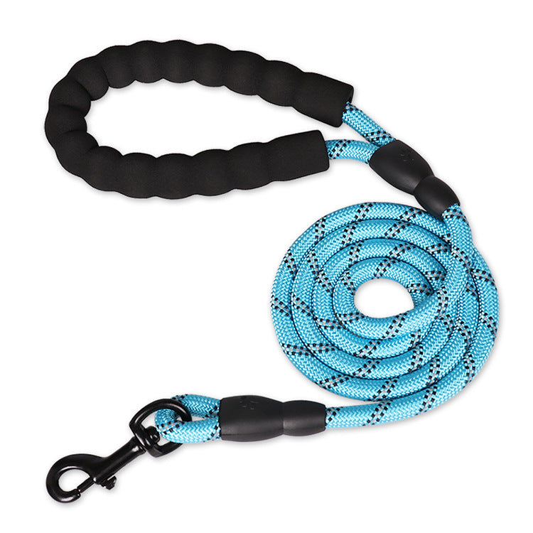 HKM-9682877 Reflective Nylon Round Traction Rope for Dogs, Multi-Size Options Available