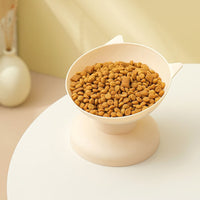 HKM-9683261 Elevated Double Pet Bowl for Cats and Dogs - Ergonomic Design, Various Colors