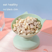 HKM-9683261 Elevated Double Pet Bowl for Cats and Dogs - Ergonomic Design, Various Colors