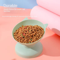 HKM-9683261 Elevated Double Pet Bowl for Cats and Dogs - Ergonomic Design, Various Colors