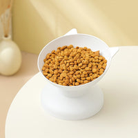 HKM-9683261 Elevated Double Pet Bowl for Cats and Dogs - Ergonomic Design, Various Colors