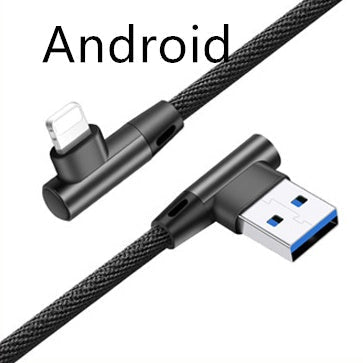 HKM-968403 Fast Charging USB Cable with Pure Copper Wire Core and Durable Denim Design