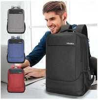 HKM-968403 Waterproof Oxford Rucksack for 17 Inch Laptops with USB Charging Port – Stylish and Functional Backpack for Women