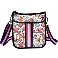 HKM-9685309 Neoprene Pet Walking Messenger Bag - Soft, Stylish, 15L Capacity, Multiple Colors Available
