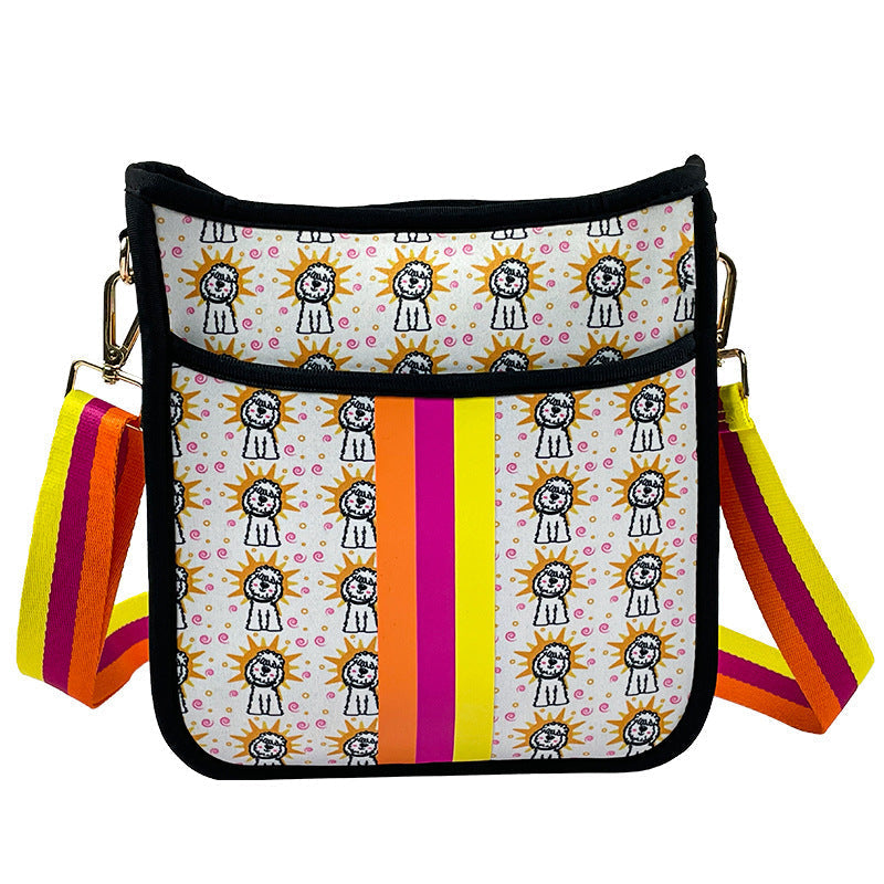 HKM-9685309 Neoprene Pet Walking Messenger Bag - Soft, Stylish, 15L Capacity, Multiple Colors Available