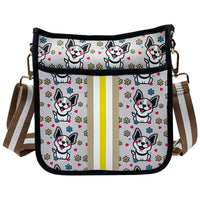 HKM-9685309 Neoprene Pet Walking Messenger Bag - Soft, Stylish, 15L Capacity, Multiple Colors Available