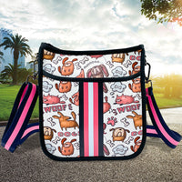 HKM-9685309 Neoprene Pet Walking Messenger Bag - Soft, Stylish, 15L Capacity, Multiple Colors Available