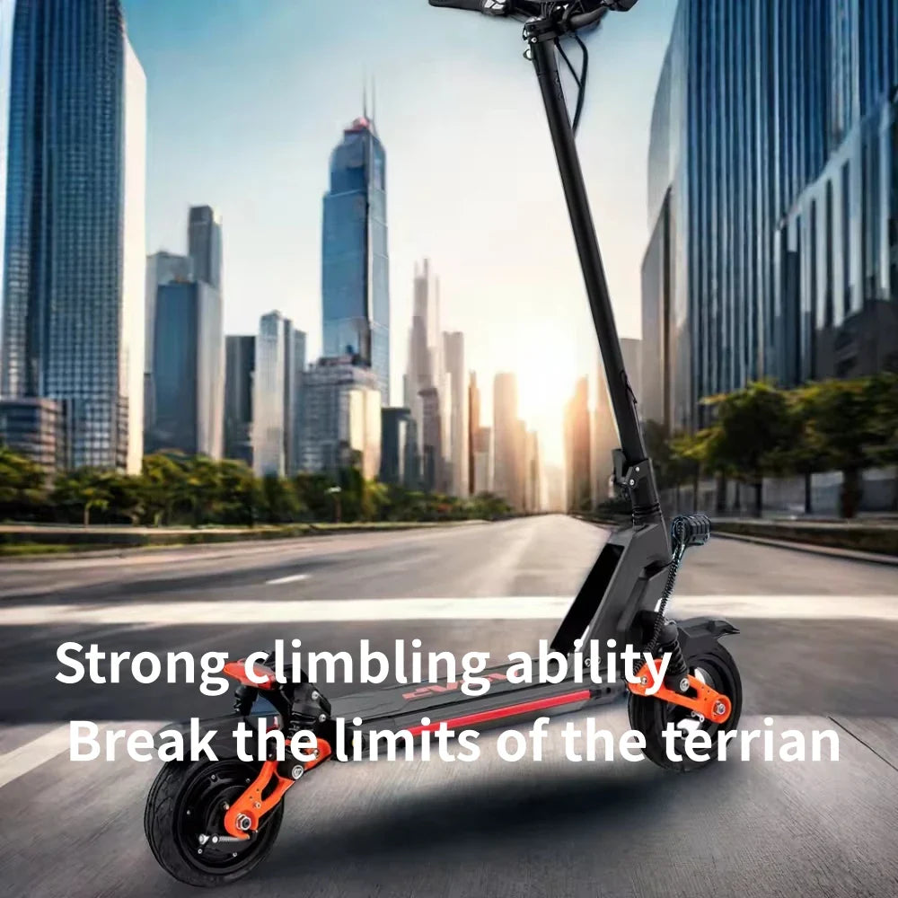 HKM-968531 48V Foldable Electric Scooter for Adults - 30-50 Km/h Speed, 30-40 Km Range, Drum Brake, Air Tires