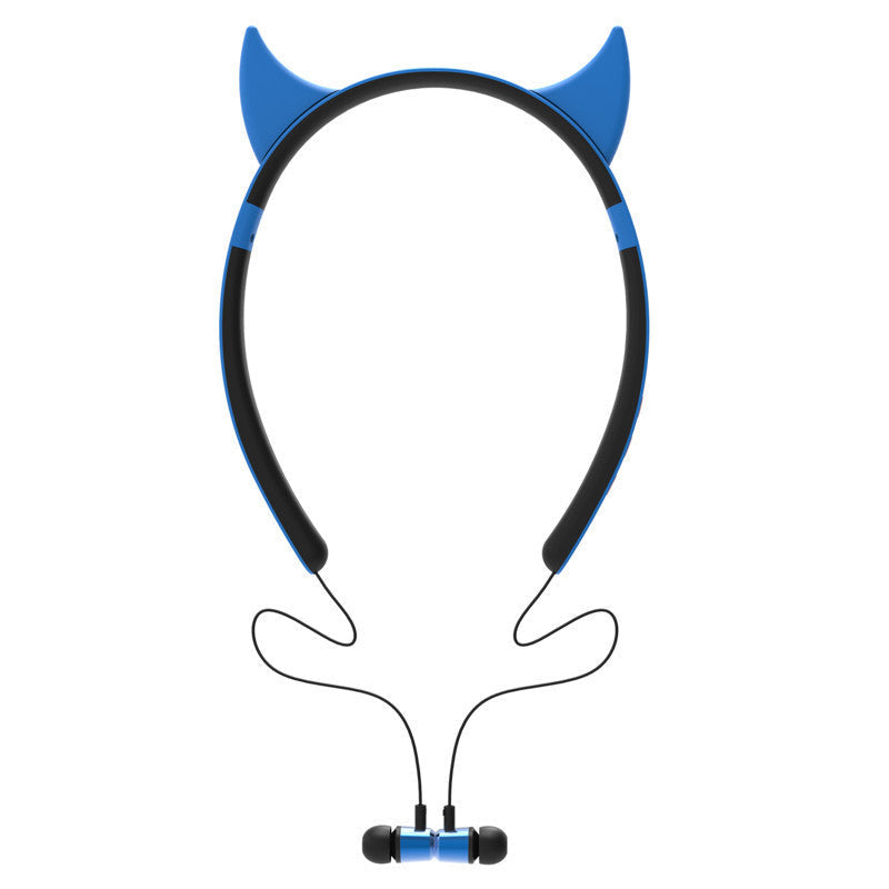 HKM-968531 Cat Ear Bluetooth Headset with Stereo Sound and Voice Control - 10m Range, Battery Display, Call Function