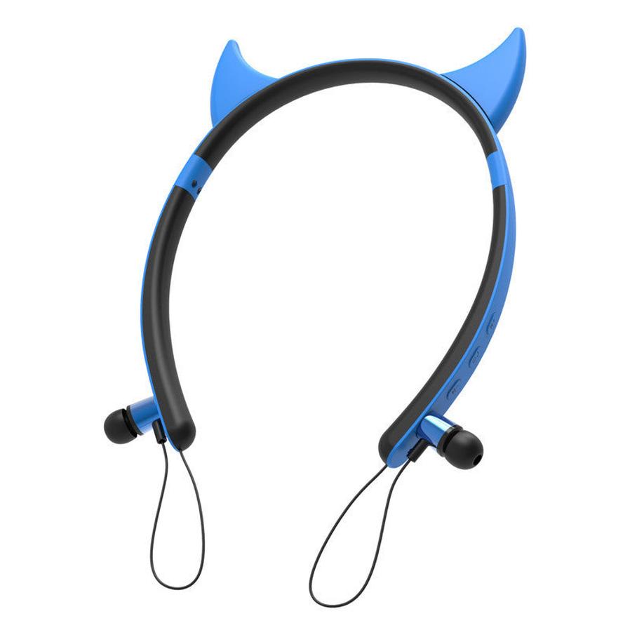 HKM-968531 Cat Ear Bluetooth Headset with Stereo Sound and Voice Control - 10m Range, Battery Display, Call Function