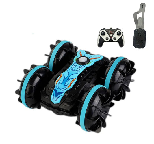 HKM-968595 Amphibious 2.4G 4x4 RC Stunt Car with Dual-Sided Driving and 360° Gesture Control for Kids