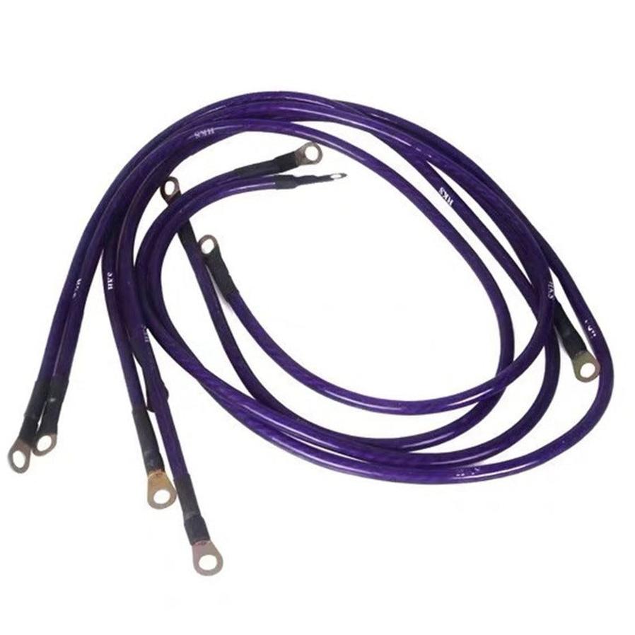 HKM-968723 Reinforced Negative Ground Wire Kit for Improved Engine Performance and Lighting Efficiency