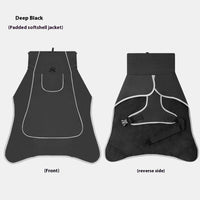 HKM-9688509 Waterproof Dog Shell Jacket - Dual-Use Trench Coat for Large Pets - Fleece-Lined Options Available