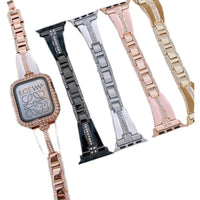 HKM-968851 Women's Small Fragrant Wind Bracelet with Diamond Details in Varied Metal Finishes