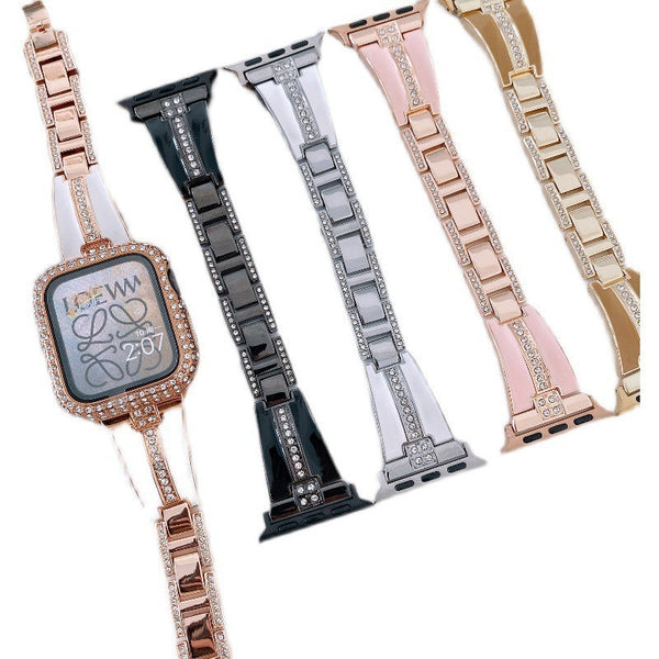 HKM-968851 Women's Small Fragrant Wind Bracelet with Diamond Details in Varied Metal Finishes