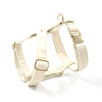 HKM-9688637 Nude Polyester Dog Collar and Traction Rope with Bow - Multiple Sizes Available