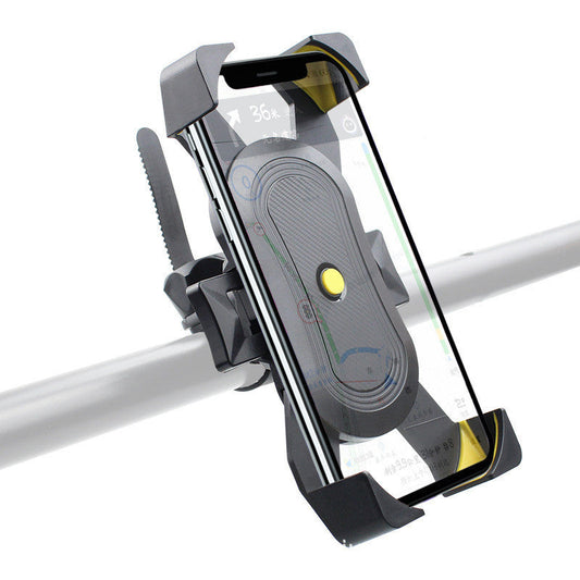 HKM-969043 Waterproof Mobile Phone Holder for Car Navigation - Universal Fit, Black and Yellow