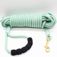HKM-969171 Lightweight Nylon Pet Traction Rope - Available in Pink and Green, Multiple Lengths