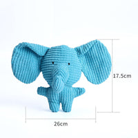 HKM-9692093 Cute Animal Shape Plush Toy for Dogs and Cats, Squeaky and Bite Resistant Chew Toy, Easy to Clean Pet Accessory