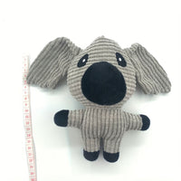 HKM-9692093 Cute Animal Shape Plush Toy for Dogs and Cats, Squeaky and Bite Resistant Chew Toy, Easy to Clean Pet Accessory