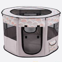 HKM-9693629 Cat Delivery Room Folding Tent - Fully Enclosed Design in Multiple Sizes