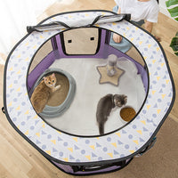 HKM-9693629 Cat Delivery Room Folding Tent - Fully Enclosed Design in Multiple Sizes