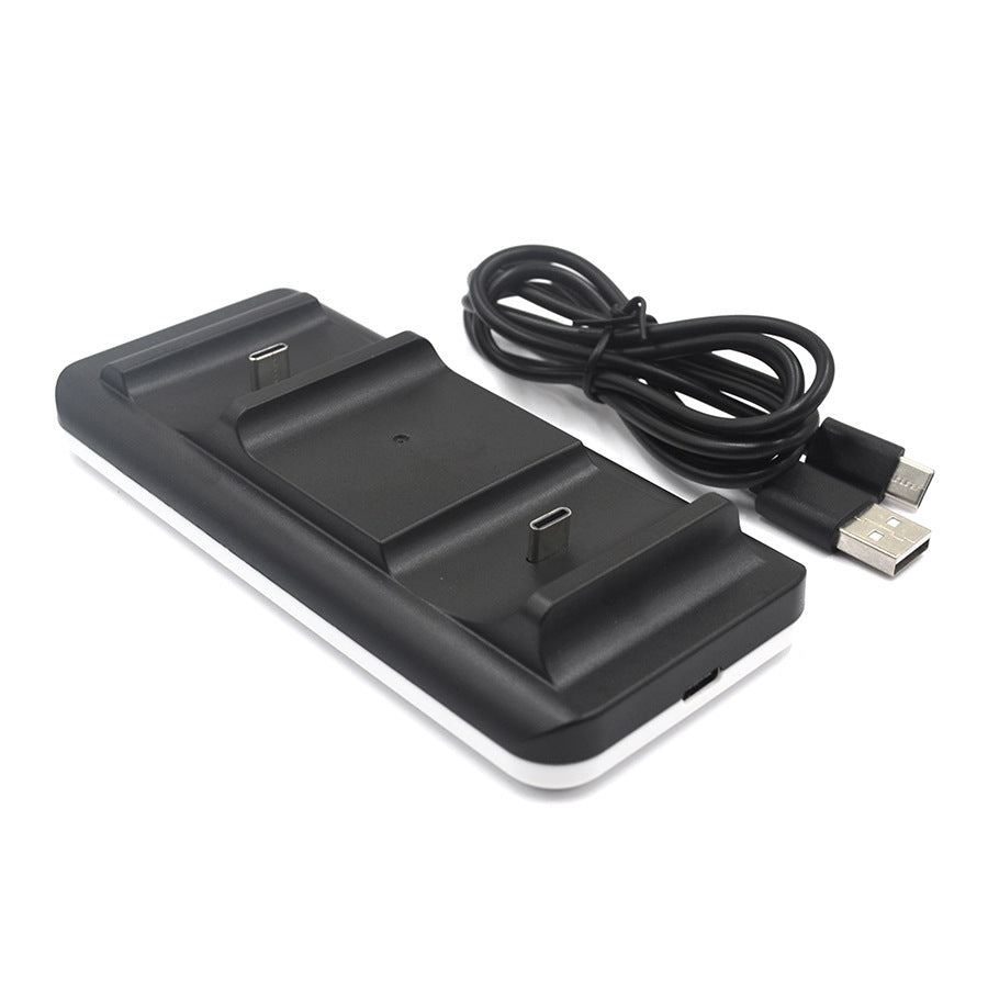 HKM-969363 PS5 Type-C Charging Cable Adapter for Handle Seat – ABS Material, Includes Charger and Line