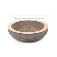 HKM-9694781 Corrugated Paper Cat Scratch Board with Catnip - Wear-Resistant Vertical Cat Pad