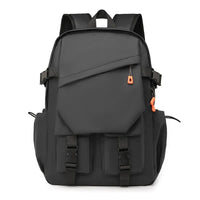 HKM-969555 Men's Casual Waterproof Backpack for 17-Inch Laptop - Large Capacity Oxford Zipper Design