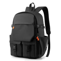 HKM-969555 Men's Casual Waterproof Backpack for 17-Inch Laptop - Large Capacity Oxford Zipper Design