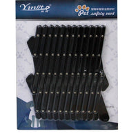 HKM-9696189 Universal Telescopic Pet Window Fence in Black - Durable Polypropylene, Easy Storage