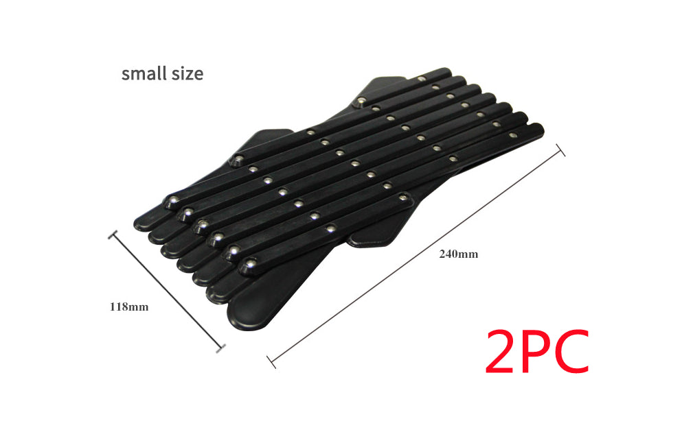 HKM-9696189 Universal Telescopic Pet Window Fence in Black - Durable Polypropylene, Easy Storage