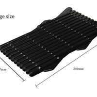 HKM-9696189 Universal Telescopic Pet Window Fence in Black - Durable Polypropylene, Easy Storage