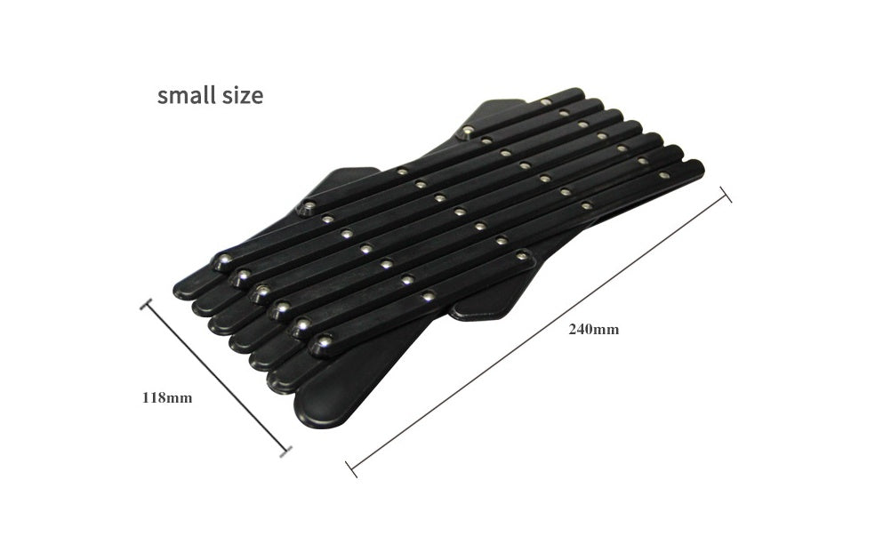 HKM-9696189 Universal Telescopic Pet Window Fence in Black - Durable Polypropylene, Easy Storage