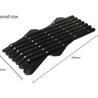 HKM-9696189 Universal Telescopic Pet Window Fence in Black - Durable Polypropylene, Easy Storage