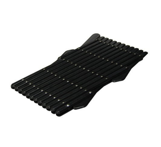 HKM-9696189 Universal Telescopic Pet Window Fence in Black - Durable Polypropylene, Easy Storage