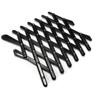HKM-9696189 Universal Telescopic Pet Window Fence in Black - Durable Polypropylene, Easy Storage