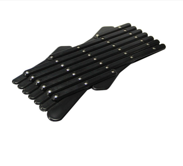 HKM-9696189 Universal Telescopic Pet Window Fence in Black - Durable Polypropylene, Easy Storage