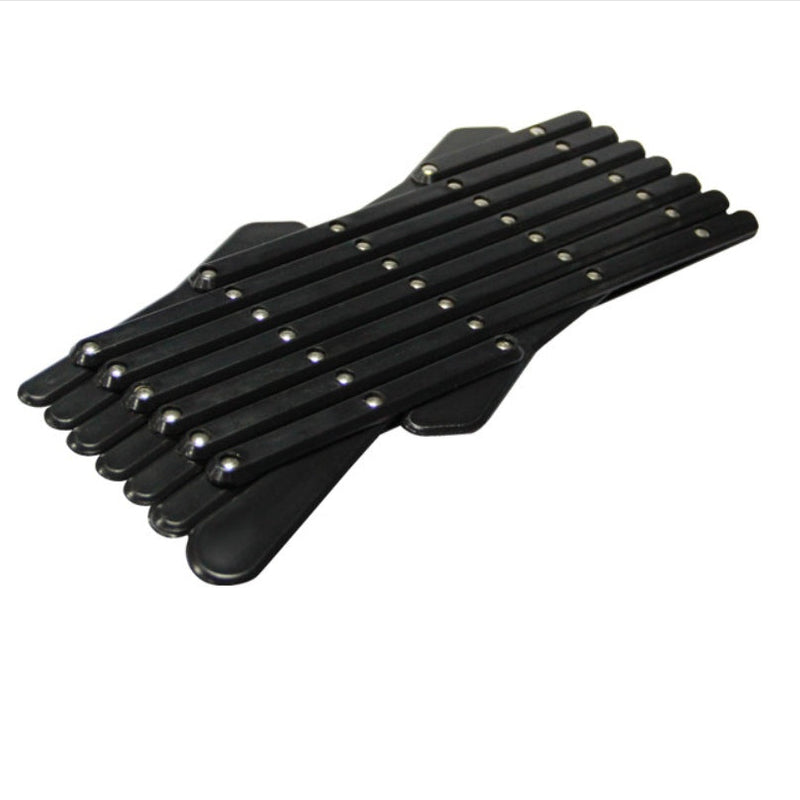 HKM-9696189 Universal Telescopic Pet Window Fence in Black - Durable Polypropylene, Easy Storage