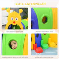 HKM-969619 Caterpillar Tunnel for Indoor and Outdoor Play - Fun Tunnel Structure for Toddlers at Home or Daycare