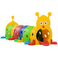 HKM-969619 Caterpillar Tunnel for Indoor and Outdoor Play - Fun Tunnel Structure for Toddlers at Home or Daycare