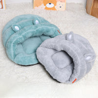 HKM-969619 Cozy Indoor Pet Bed for Dogs and Cats - Soft Cushion Cat Cave House