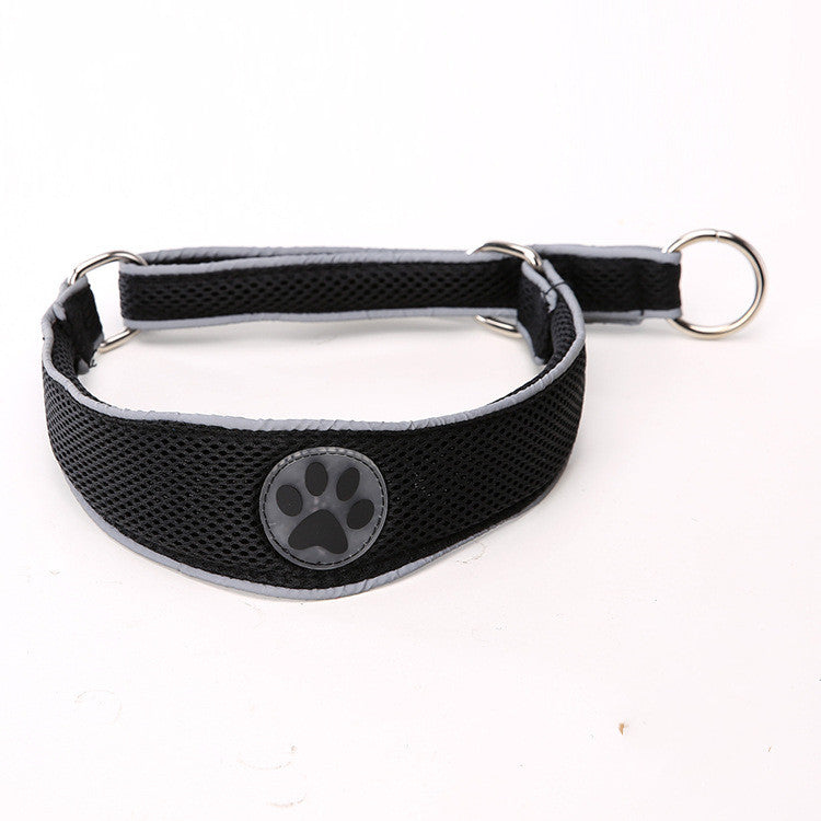 HKM-9696573 Double-Layer Mesh Reflective Dog Chain in Multiple Colors - Soft and Comfortable