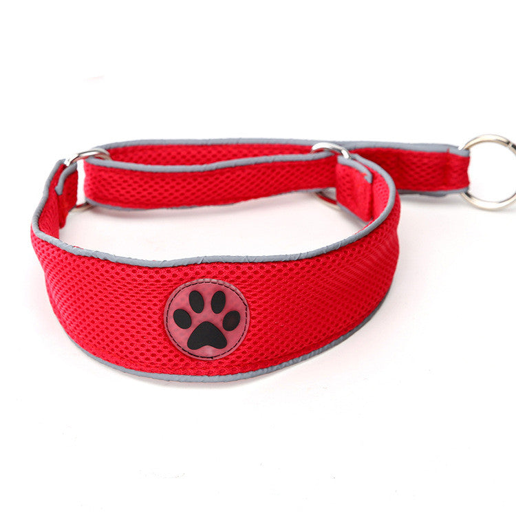 HKM-9696573 Double-Layer Mesh Reflective Dog Chain in Multiple Colors - Soft and Comfortable