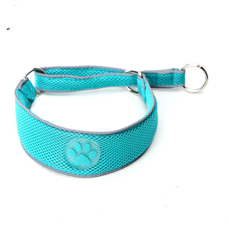 HKM-9696573 Double-Layer Mesh Reflective Dog Chain in Multiple Colors - Soft and Comfortable